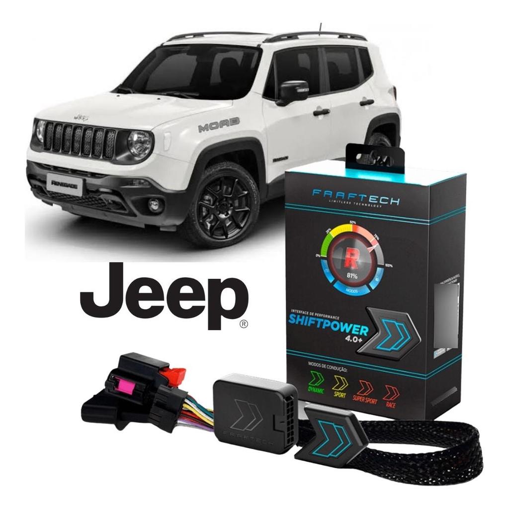 Shift Power para  Jeep Renegade 2016 A 2023 Faaftech Ft-sp02+