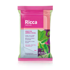 Lenço de Limpeza Facial Ricca