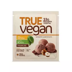True Vegan Chocolate Com Avelã Sachê 34G