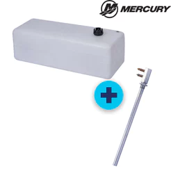TANQUE 60 LITROS COM PESCADOR ENGATE RÁPIDO MERCURY - BRANCO