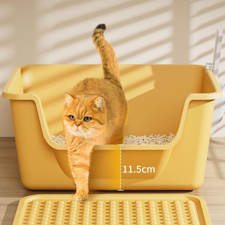 Caixa de areia alta para gato grande Gigante Bandeja Areia Gato Caixa de areia para gatos semifechada Vendido(s) - Amare