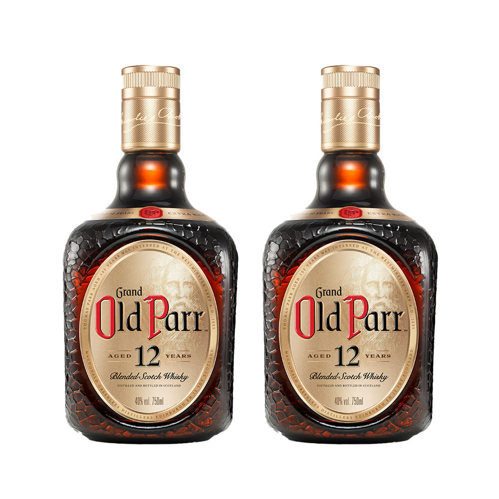 Combo Old Parr 12 Anos 750 ML - 2 Unidades