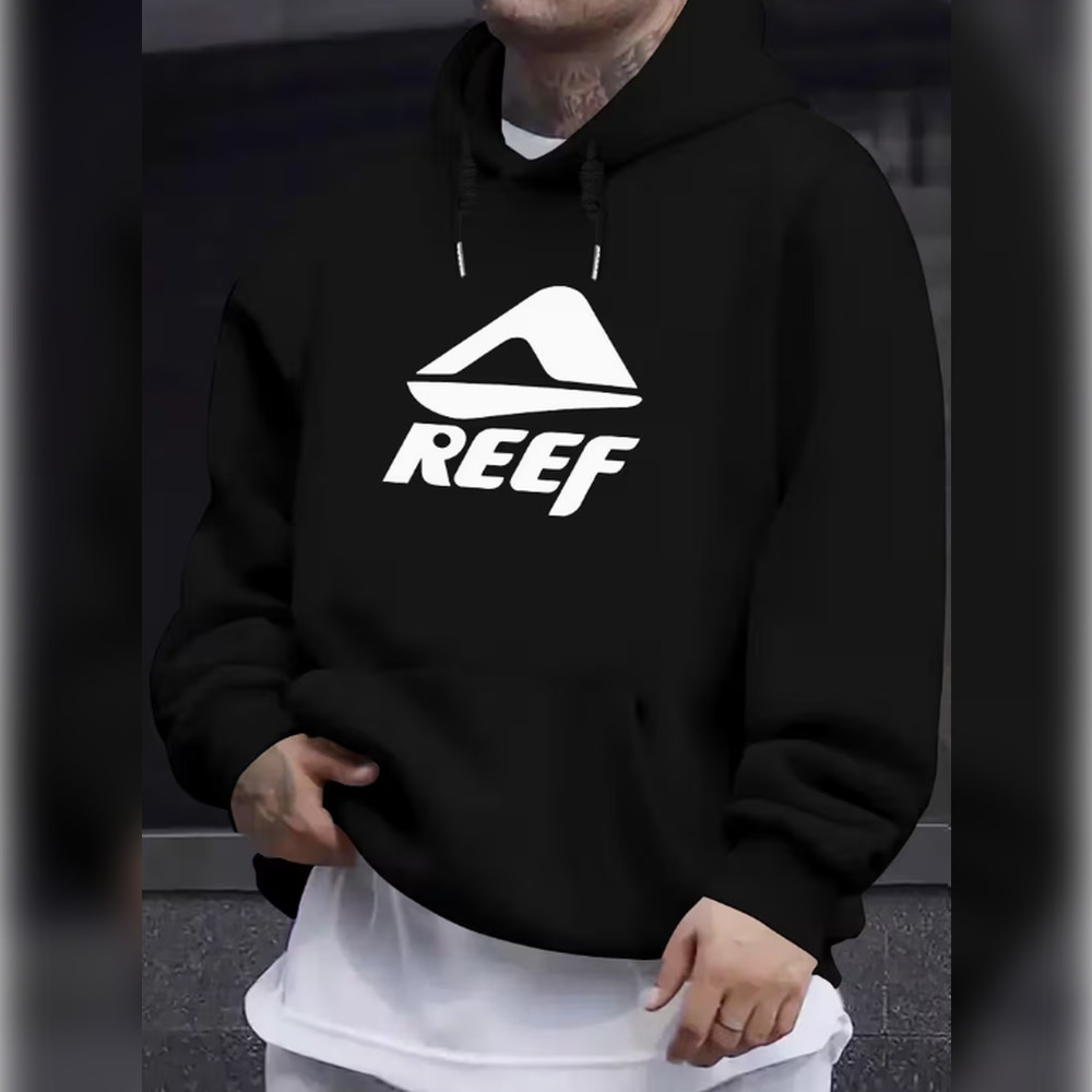 Estampa Reef, Novos Moletons Esportivos e Casuais para Homens de Primavera e Outono, Blusas REF-5078