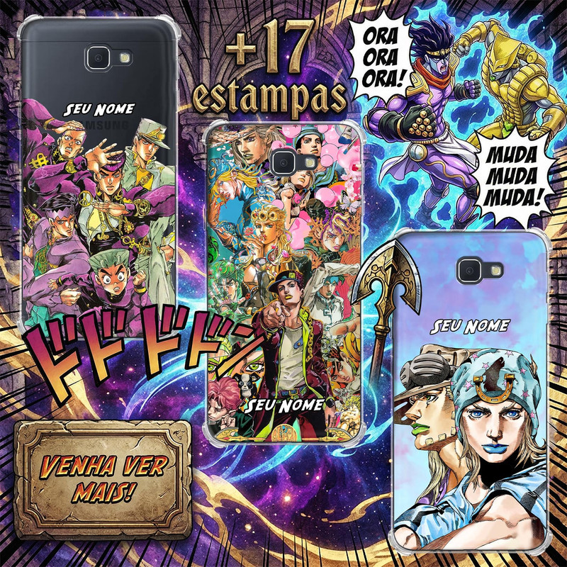 Capa Capinha para Samsung Galaxy J5 Prime - JoJo's Bizarre Adventure