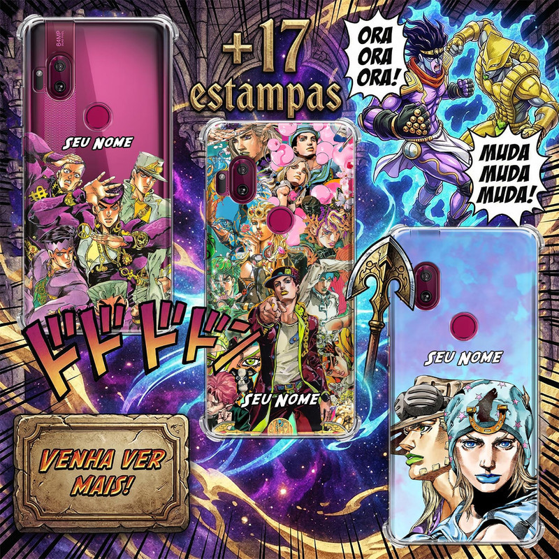 Capa Capinha para Motorola Moto One Hyper - JoJo's Bizarre Adventure
