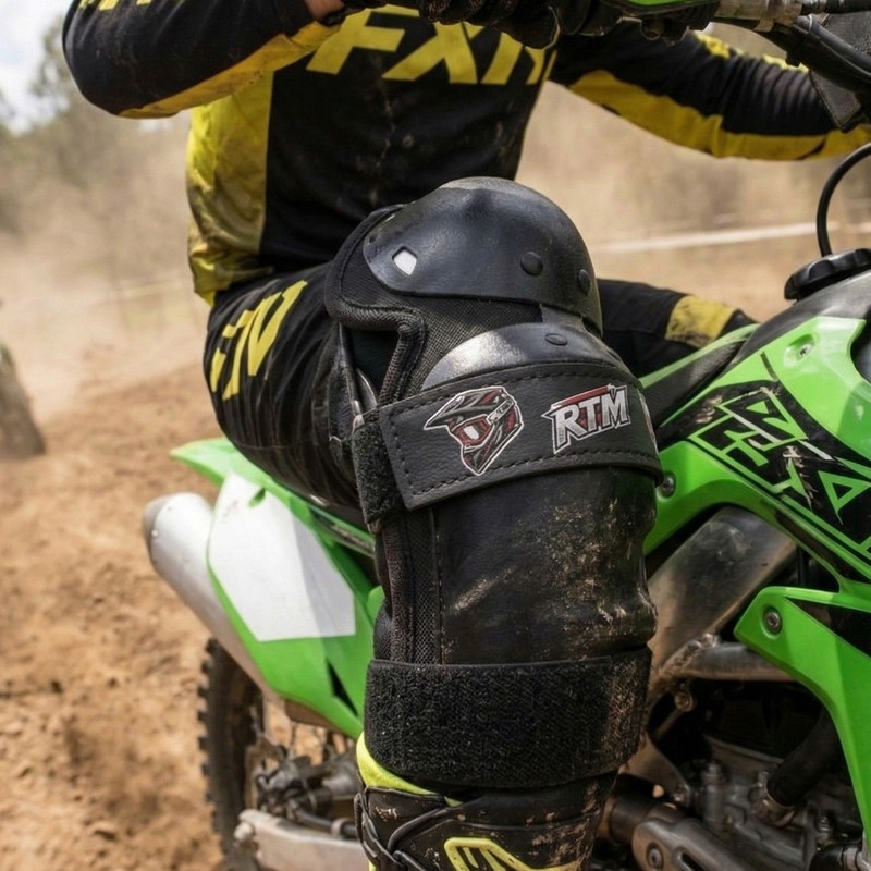 Cinta para Joelheira Moto Cross Faixa Ajuste Velcro Novo