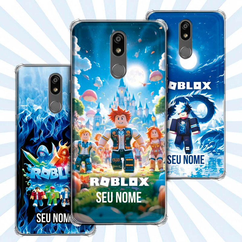 Capa Capinha - LG K12 - Jogo Roblox Gamer Avatar Skin Personalizada Nome