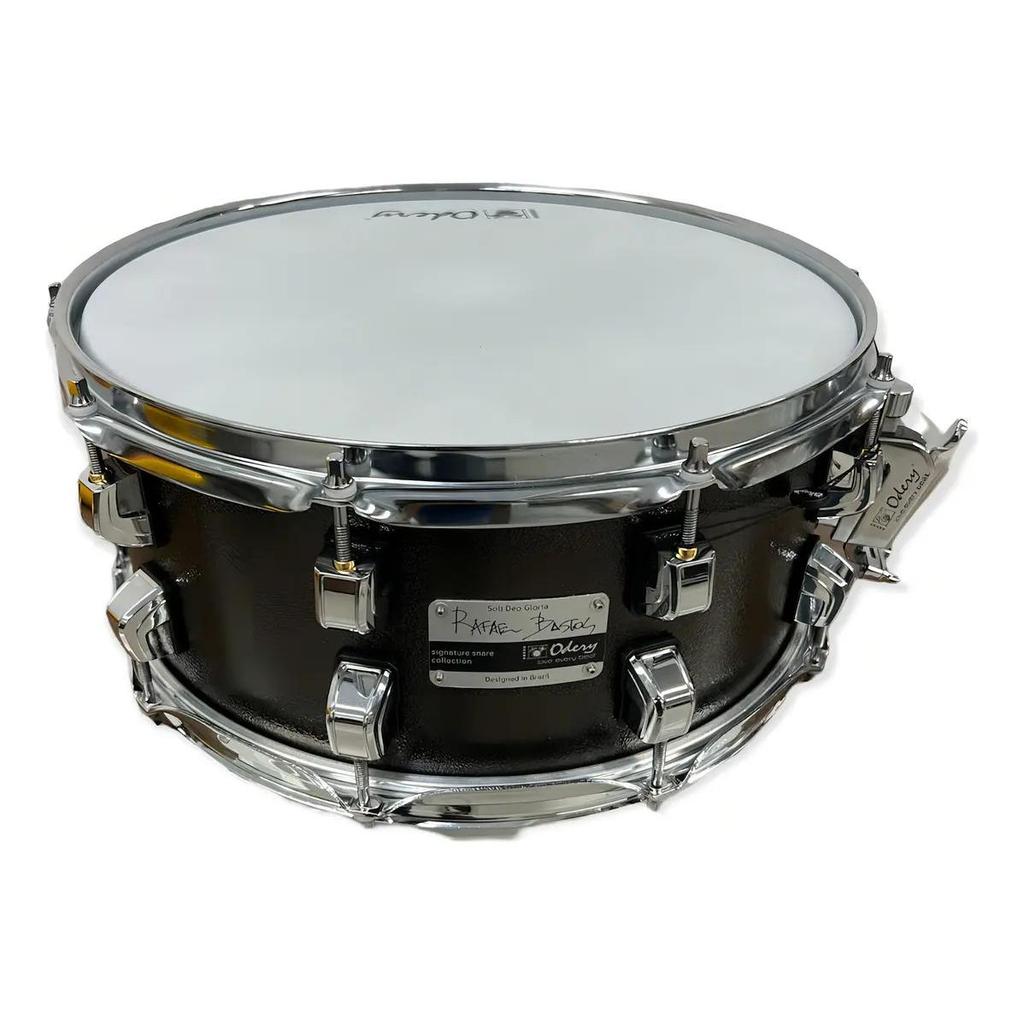 Caixa Bateria Odery Signature 14 X 6.5 Marrom Aço Jateado
