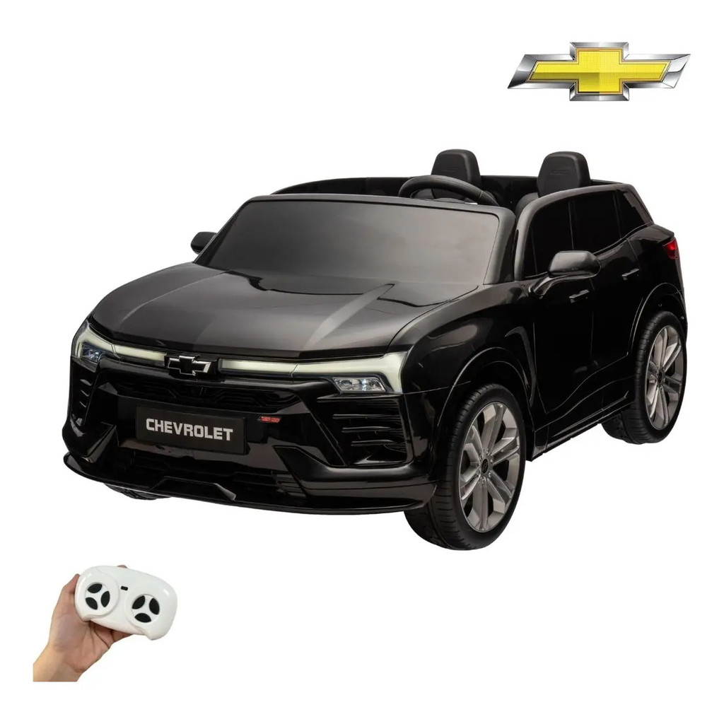 Imagem MINI CARRO ELÉTRICO 24V CHEVROLET BLAZER SS EV PRETO - BW379PT Importway BW379PT