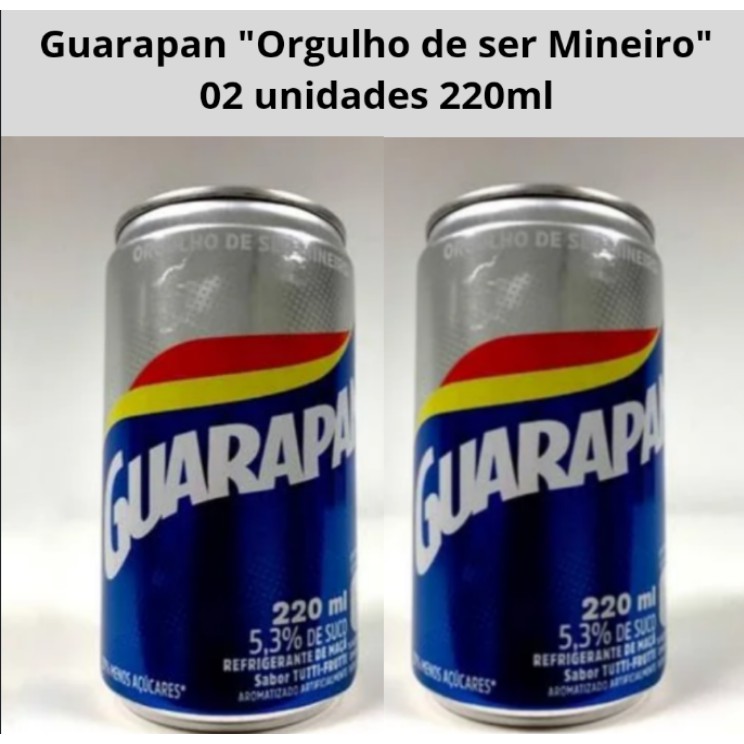 Guarapan 02 latas 220ml Refrigerante de Maçã sabor Tutti ...