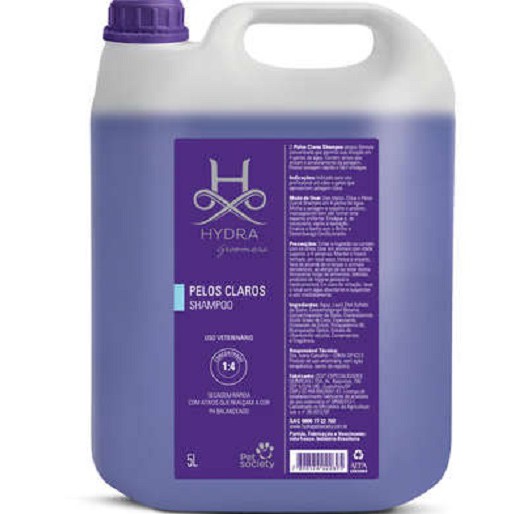 Shampoo Para Pelos Claros Hydra Pet Society 5 litros Shopee Brasil