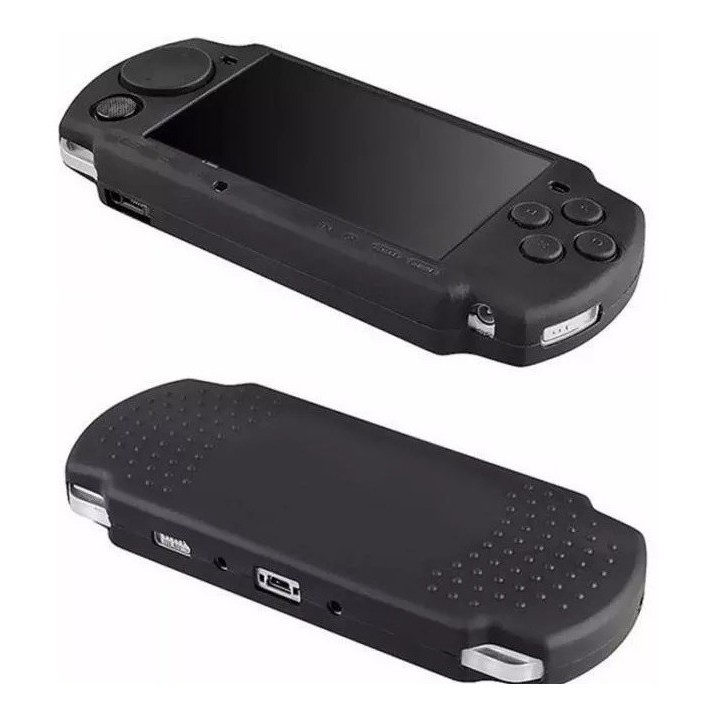 Case Capa Silicone Preta Sony Playstation Psp 2000 3000 Slim Psp