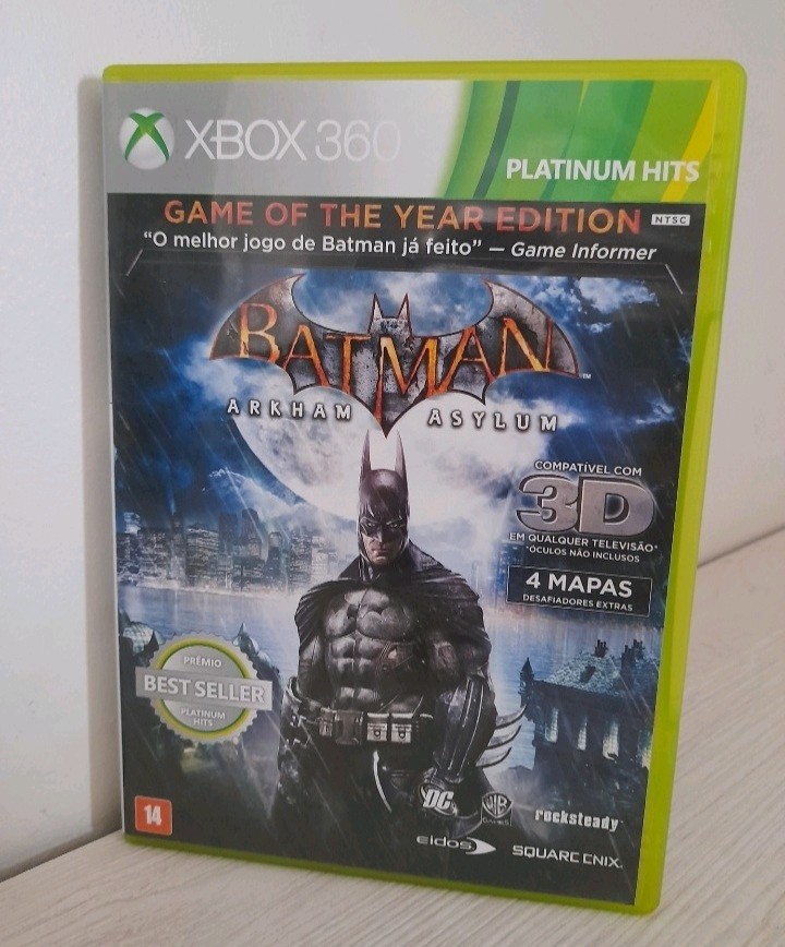 Batman Arkham Asylum GOTY - Xbox 360 Original | Shopee Brasil