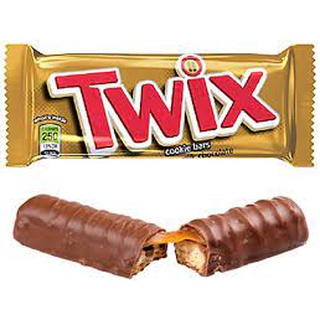 Chocolate Twix Barrinha Original 15g Ao leite Cremoso Caramelo Biscoito Crocante