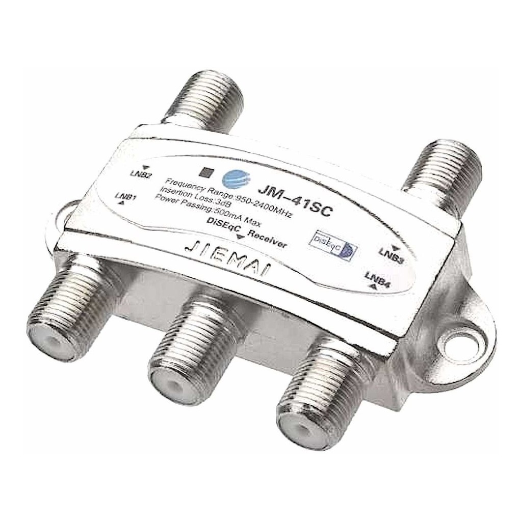 Kit 5 Lnb Simples + 50 Conector Pressão Rg6