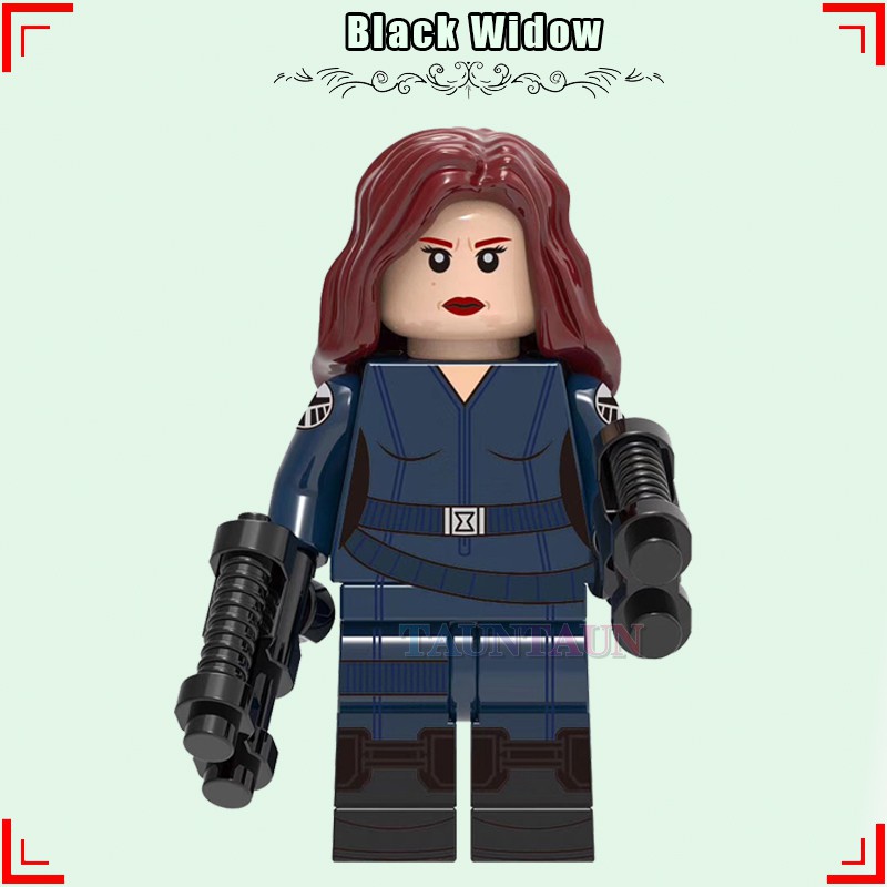 Captain America Falcon Marvel End Game Lego Moc Minifigure Gift For Kids 