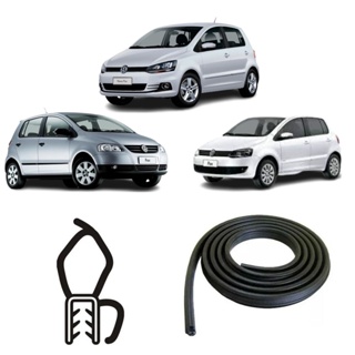 BORRACHA DO PORTA MALAS PRETA COM ABA VOLKSWAGEN FOX em Oferta na Shopee