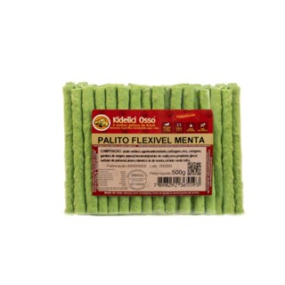 Palito Flexível - Kidelici Osso - Sabor Menta - 500g em Oferta na Shopee