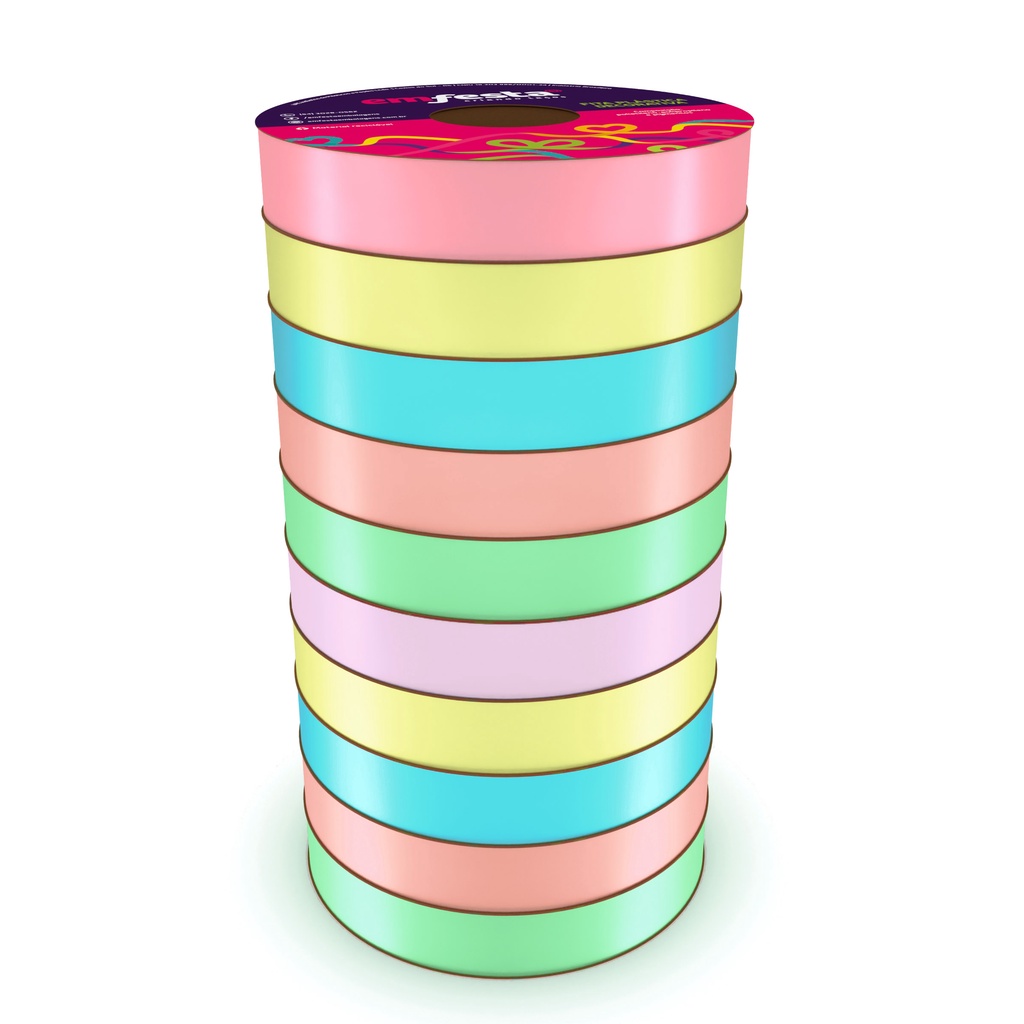 Rolo de Fita plástica decorativa com 50metros x 15mm linha Candy /Fitilho 5mmX50m Laço em Oferta na Shopee