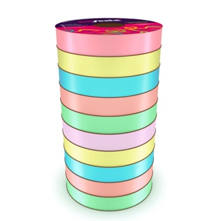 Rolo de Fita plástica decorativa com 50metros x 15mm linha Candy /Fitilho 5mmX50m Laço em Oferta na Shopee