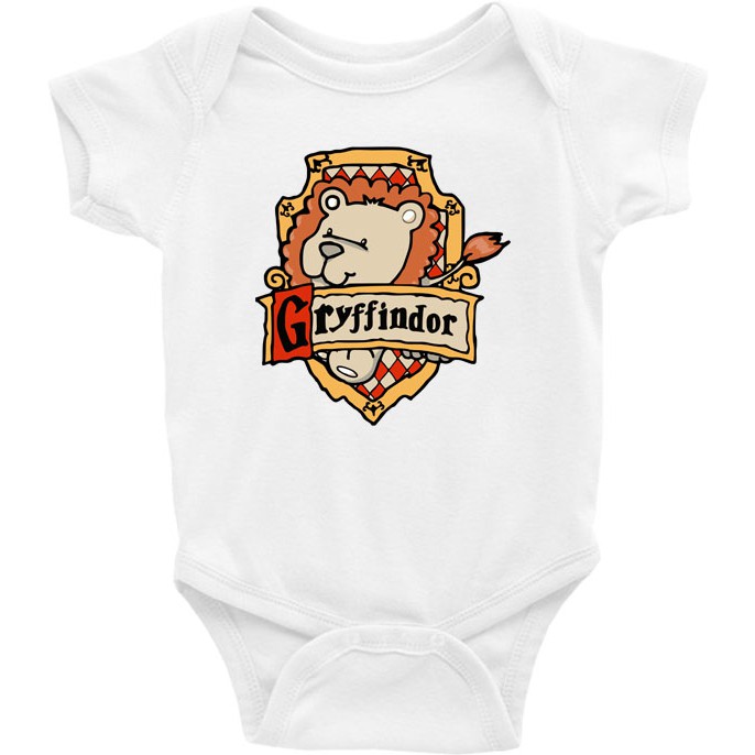 Roupa Body Bebê bebe infantil Bebê Grifinória -hogwarts sonserina lufa lufa potter bruxo bruxinho bruxa bruxinha