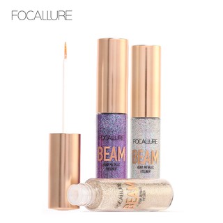 Delineador FOCALLURE Líquido Brilhante com Glitter em 5 Cores