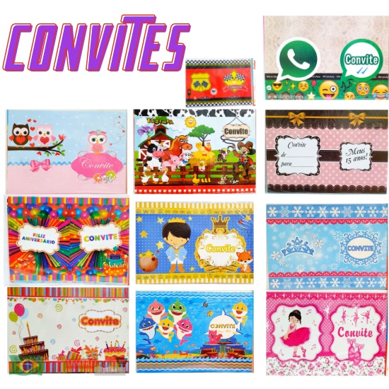 convites de festa aniversário chá revelação amizade festas