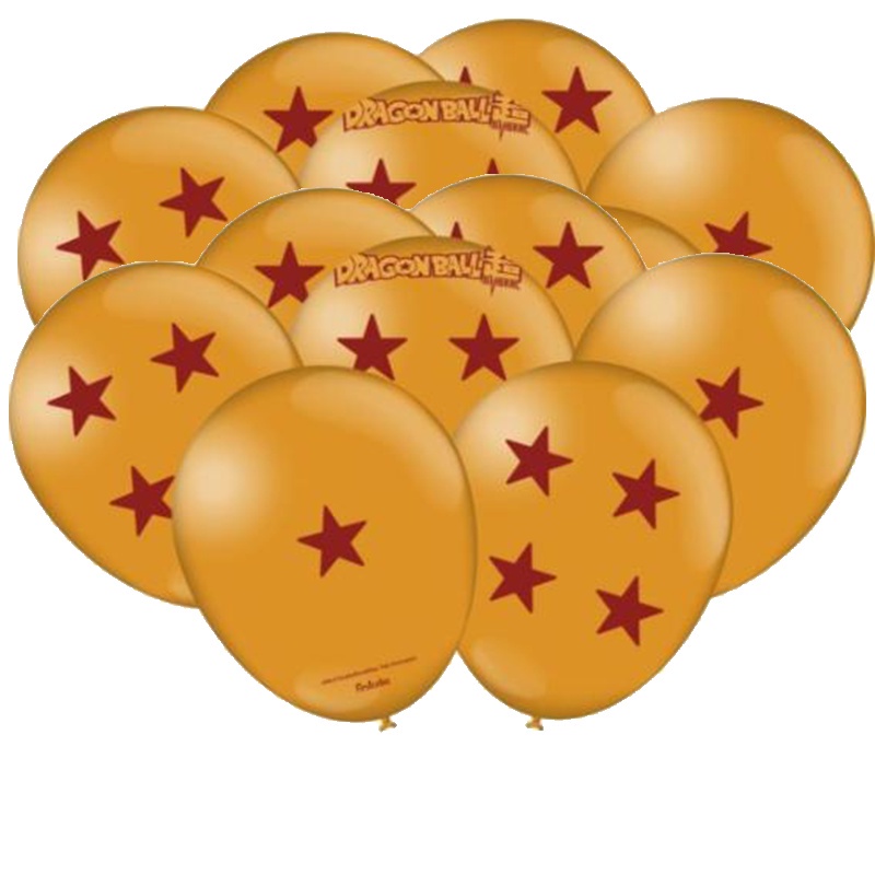 25 Balões Bexigas 9pol Dragon Ball Z decoração festas em Oferta na Shopee