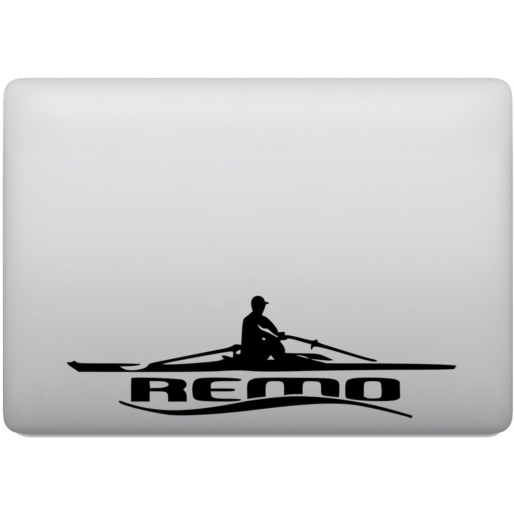 Adesivo de Notebook Esporte Aquático Remo Skiff