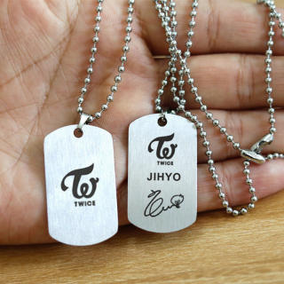 Colar De Letras Da Moda Twice Pingente Mina Sana Tzuyu Momo Todos Os Members