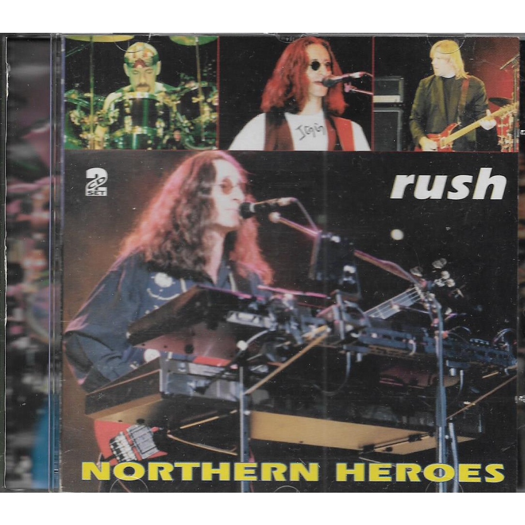Rush - Cd Northern Heroes - Live - 1994 - Bootleg Duplo