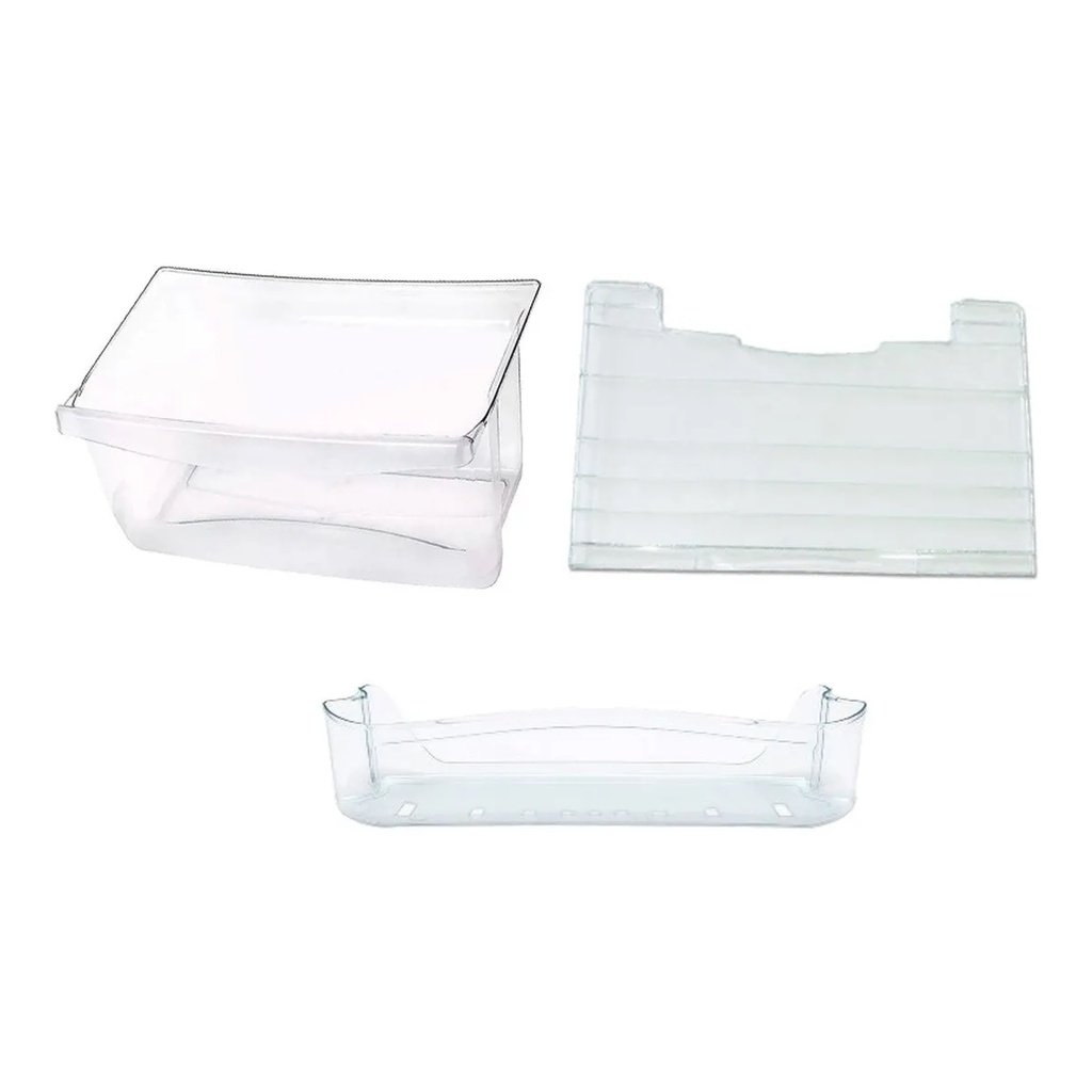 Kit 3 Peças Acrílico Geladeira Consul Crb36 Crb39ak Original K00078