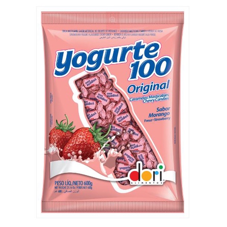 Bala Dori Yogurte 100 Original - 600g