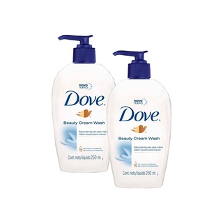 Kit 2 Sabonetes Líquido Dove para Mãos Handwash Beauty Cream 250 ml