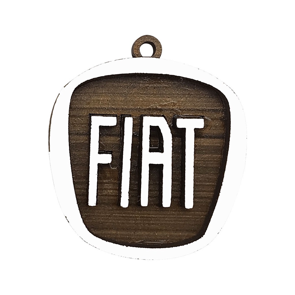 Pacote 20 Chaveiro 3d Marca Fiat 4cm Mdf Madeira Decorada em Oferta na Shopee