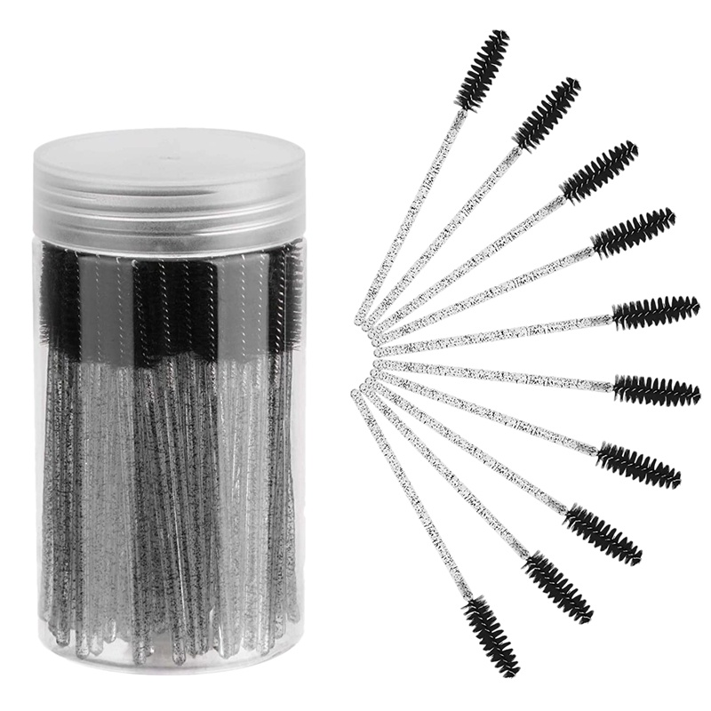 100 Pcs Descartavel Pestana Escova Aplicadores Kits Para Extensoes Da Pestana Sobrancelha Escova Mascara Varinhas Escovas De Maquiagem Preto Shopee Brasil