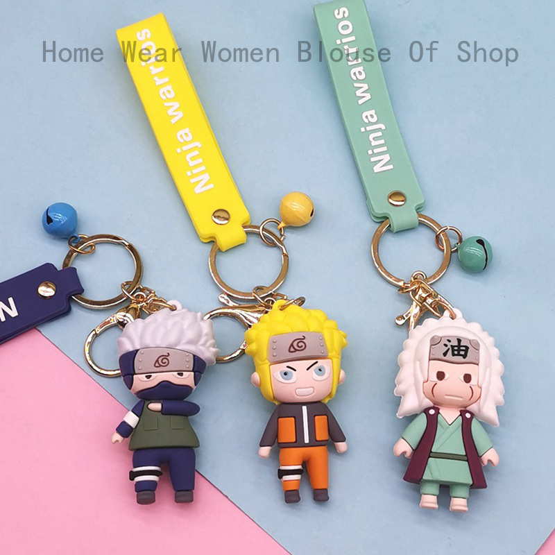 Mulheres Desgaste Casa Blusa De Loja Da Vida Do Bebe Naruto Chaveiro Sasuke Itachi Kakashi Acrilico Chaveiro Pingent Shopee Brasil