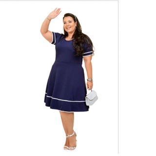 Vestido modelo evangélico feminino social luxo godê rodado, comprimento