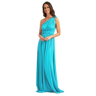 Goneryl often Habubu Vestido Longo Azul Tiffany Infinity Multiformas para Madrinhas de Casamento  | Shopee Brasil