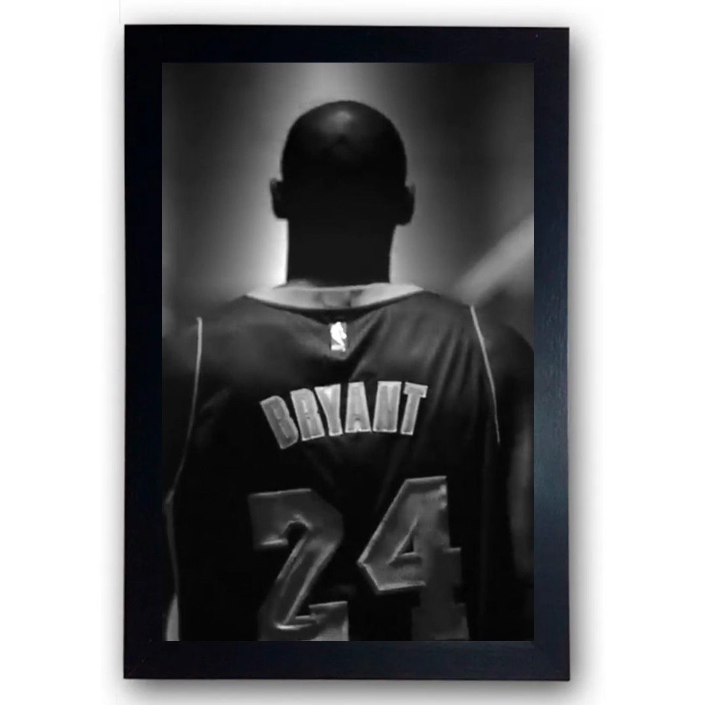 Quadro Decoração Kobe Bryant Basquete Moldurado cod.4