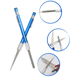 Afiador De Faca / Cortador De Cozinha Multifuncional Universal De Bolso 3 Em 1 Caça / Diamante Conveniente