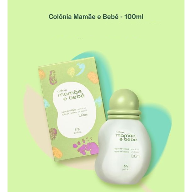 Colonia Perfumada Infantil Mamae E Bebe 100ml Colonia Natura Mmbb Shopee Brasil
