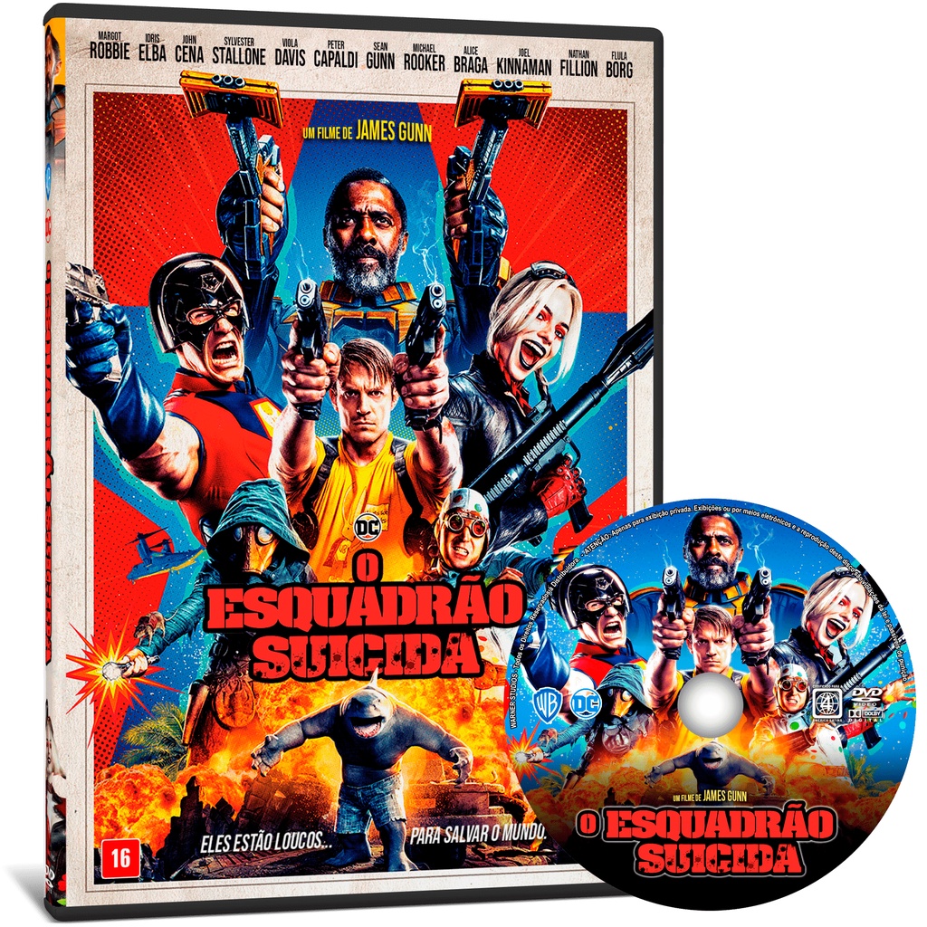 DVD  O Esquadrão Suicida (2021)