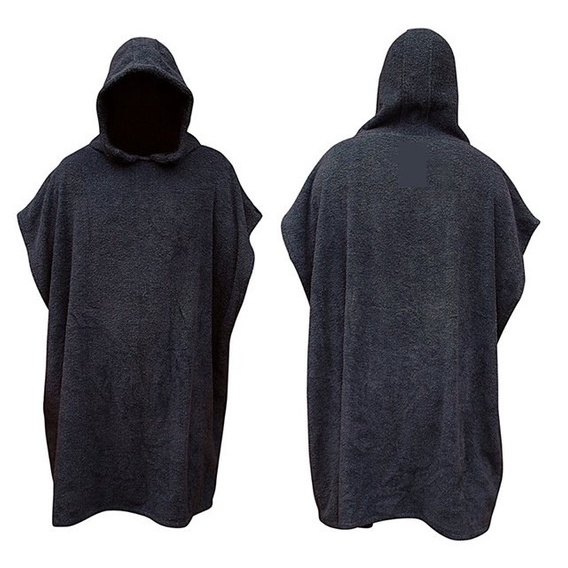 Poncho Masculino Surf Adulto Preto Promoção