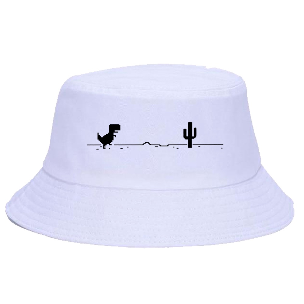 Chapéu Bucket Hat Game Dino Shopee Brasil