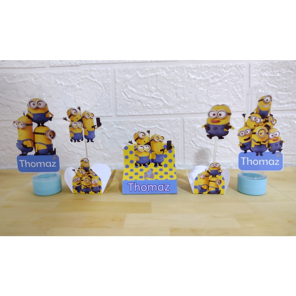 Kit: 60 lembrancinhas Minions - Lembrancinhas personalizadas