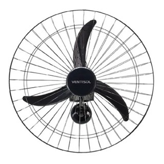 Ventilador De Parede Ventisol Premium 60Cm Preto 220V