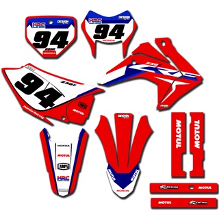 Kit Gráfico Adesivo Honda CRF 230 F 2015 - 2020 (Modelo Racing)