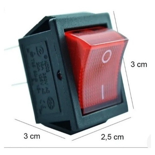 Botao Iluminado 16a 250v / 20a 125v  Para Uso Geral em Oferta na Shopee