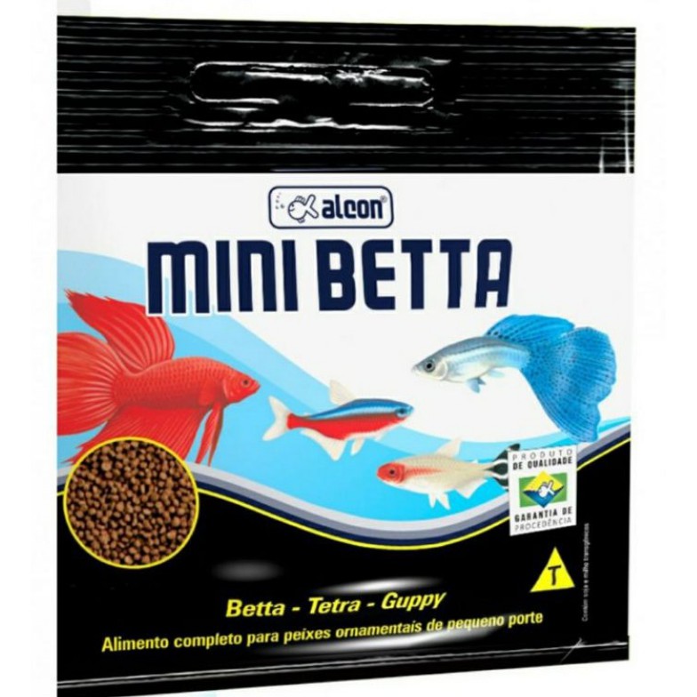 Ração Para Peixes Betta-tetra-guppy - Alcon Mini Betta 4g-